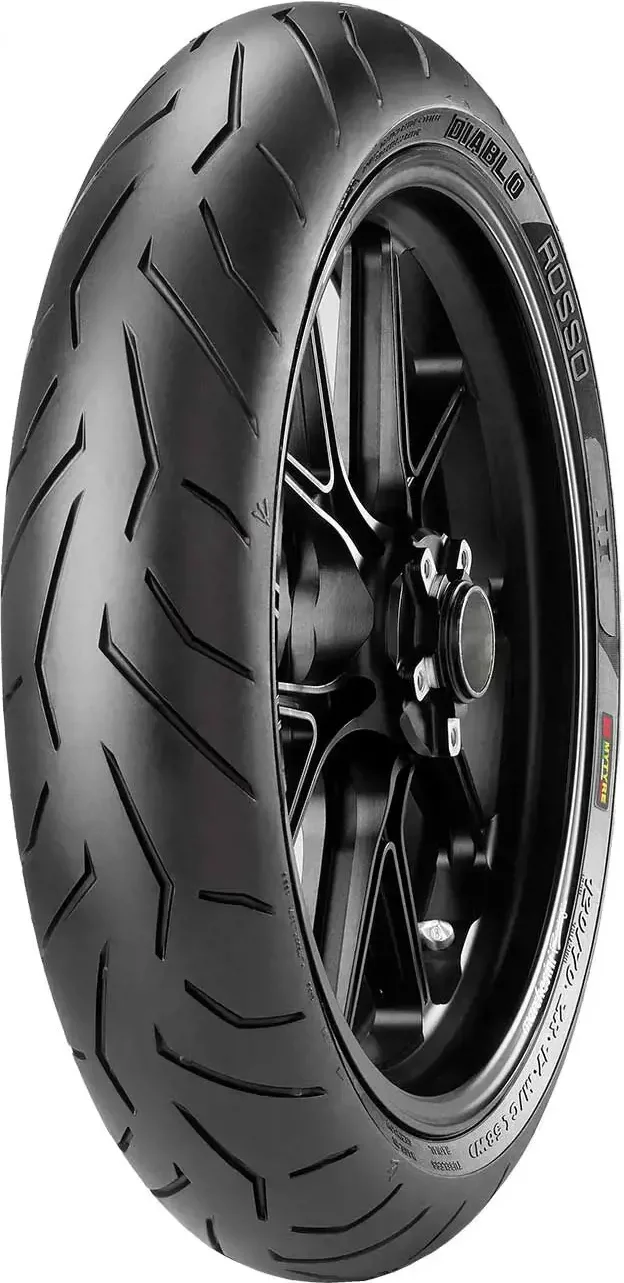 120/70 ZR17 (58W)(D) Diablo Rosso II D Front M/C