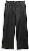 Thumbnail - TOM TAILOR Damen Culotte Hose in Lederoptik, schwarz, Uni, Gr. 36/28