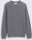TOM TAILOR Herren Strickpullover mit Wollanteil, grau, Meliert, Gr. XL