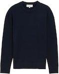 Thumbnail - TOM TAILOR DENIM Herren Basic Strickpullover aus Baumwolle, blau, Uni, Gr. M