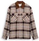 TOM TAILOR DENIM Herren Overshirt mit Karomuster, braun, Kariert, Gr. S