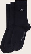 TOM TAILOR Unisex Socken im 3er-Pack, blau, Print, Gr. 23-26