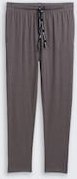 TOM TAILOR Herren Pyjama-Hose in Melange-Optik, grau, Meliert, Gr. 48