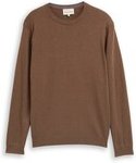 Thumbnail - TOM TAILOR Herren Strickpullover mit Kaschmir-Anteil, braun, Meliert, Gr. M