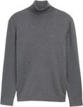 Thumbnail - TOM TAILOR Herren Rollkragenpullover aus Baumwolle, grau, Meliert, Gr. XXXL