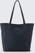 TOM TAILOR DENIM Damen TTARONA CORD M Shopper aus Lederimitat, blau, Uni, Gr. ONESIZE