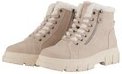 Thumbnail - TOM TAILOR Damen Gefütterte Stiefel mit Fellimitat, beige, Uni, Gr. 41