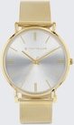 TOM TAILOR Damen Armbanduhr aus Edelstahl gold mit 36mm, gold, Gr. ONESIZE