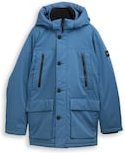 Thumbnail - TOM TAILOR Herren Arctic Parka mit abnehmbarer Kapuze, blau, Uni, Gr. L