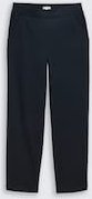 TOM TAILOR Damen TTLEA Loose Straight Hose, blau, Uni, Gr. 44/32