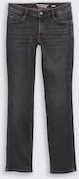 TOM TAILOR Damen TTLIVA STRAIGHT Jeans, schwarz, Uni, Gr. 26/32
