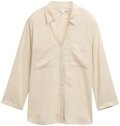 Thumbnail - TOM TAILOR Damen Hemdbluse mit Leinenanteil, beige, Uni, Gr. 46