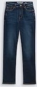 TOM TAILOR Damen TTELVA STRAIGHT High Waist Jeans, blau, Uni, Gr. 27/30