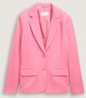 TOM TAILOR Damen Slim Fit Jersey Blazer, rosa, Uni, Gr. L