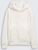 TOM TAILOR Jungen Oversize Hoodie Sweatshirt, weiß, Uni, Gr. 176