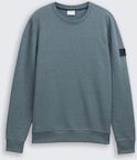 TOM TAILOR Herren Sweatshirt in Melange-Optik, grau, Meliert, Gr. XXXL