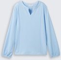 TOM TAILOR Damen Bluse mit Streifenmuster, blau, Gestreift, Gr. XXXL
