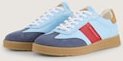 TOM TAILOR Damen Sneaker mit Colour-Blocking, blau, Gemustert, Gr. 37