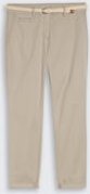 TOM TAILOR Damen Slim Chino Hose mit Gürtel, grau, Uni, Gr. 44/32