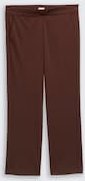 TOM TAILOR Damen Plus Size - Straight Hose, braun, Uni, Gr. 50