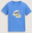 TOM TAILOR Jungen Glow-in-the-Dark T-Shirt, blau, Uni, Gr. 104/110