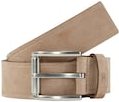Thumbnail - TOM TAILOR Herren TTJAY Ledergürtel mit eckiger Dornschließe, beige, Uni, Gr. 95