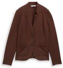 Thumbnail - TOM TAILOR Damen Slim Fit Blazer mit Ottoman Struktur, braun, Uni, Gr. S