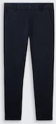 TOM TAILOR Herren TTTRAVIS SLIM Chino Hose aus Piqué Jersey, blau, Uni, Gr. 33/32