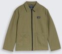 Thumbnail - TOM TAILOR Jungen Übergangsjacke aus Baumwolle, grün, Uni, Gr. 164