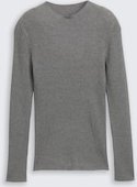 TOM TAILOR DENIM Damen Tight Fit Strickpullover, bunt, Meliert, Gr. S
