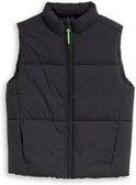 TOM TAILOR Jungen Puffer-Weste mit Stehkragen, grau, Uni, Gr. 140