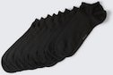 TOM TAILOR Unisex Sneakersocken im 8er-Pack, schwarz, Uni, Gr. 43-46