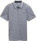Thumbnail - TOM TAILOR Herren Piqué Poloshirt mit Stretch, blau, Meliert, Gr. S