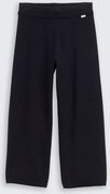 TOM TAILOR Mädchen Cozy Wide Leg Strickhose, blau, Uni, Gr. 92/98