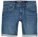Thumbnail - TOM TAILOR Herren TTJOSH REGULAR SLIM Jeans Shorts mit Superstretch, blau, Uni, Gr. 36