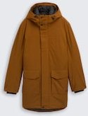 Thumbnail - TOM TAILOR DENIM Herren Parka mit wasserabweisender Funktion, braun, Uni, Gr. L