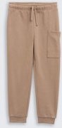 TOM TAILOR Jungen Cargo Jogginghose, braun, Uni, Gr. 92/98