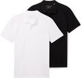 Thumbnail - TOM TAILOR DENIM Herren Poloshirts im 2er-Pack, weiß, Uni, Gr. M