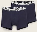 Thumbnail - TOM TAILOR Herren Mittellange Boxershorts im 2er-Pack, blau, Uni, Gr. 5