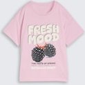Thumbnail - TOM TAILOR Mädchen Oversize T-Shirt mit Print, rosa, Uni, Gr. 152