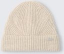 TOM TAILOR Damen Beanie Mütze, beige, Meliert, Gr. ONESIZE