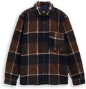 Thumbnail - TOM TAILOR Herren Teddy Overshirt mit Karomuster, braun, Kariert, Gr. M