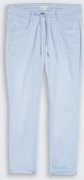 TOM TAILOR Damen Tapered Relaxed Hose, blau, Uni, Gr. 36/28