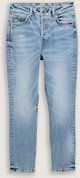 TOM TAILOR DENIM Damen TTLOTTE SLIM STRAIGHT Jeans mit High Waist, blau, Uni, Gr. 29