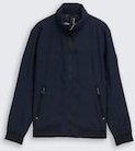 Thumbnail - TOM TAILOR Herren Blouson Jacke mit verstaubarer Kapuze, blau, Uni, Gr. XXL