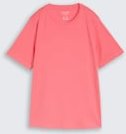 TOM TAILOR Damen Plus Size - Basic T-Shirt aus Baumwolle, rosa, Uni, Gr. 54