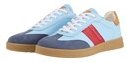 Thumbnail - TOM TAILOR Damen Sneaker mit Colour-Blocking, blau, Gemustert, Gr. 37