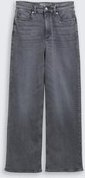 TOM TAILOR DENIM Damen TTLINOU WIDE High Waist Jeans, grau, Uni, Gr. M/32