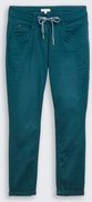 Thumbnail - TOM TAILOR Damen Tapered Relaxed Hose, grün, Uni, Gr. 36/28