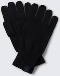 TOM TAILOR Herren Handschuhe mit Kaschmir-Anteil, schwarz, Uni, Gr. L/XL